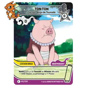 Ton Ton - Cochon Ninja de Tsunade - Konoha Shido - 101/130