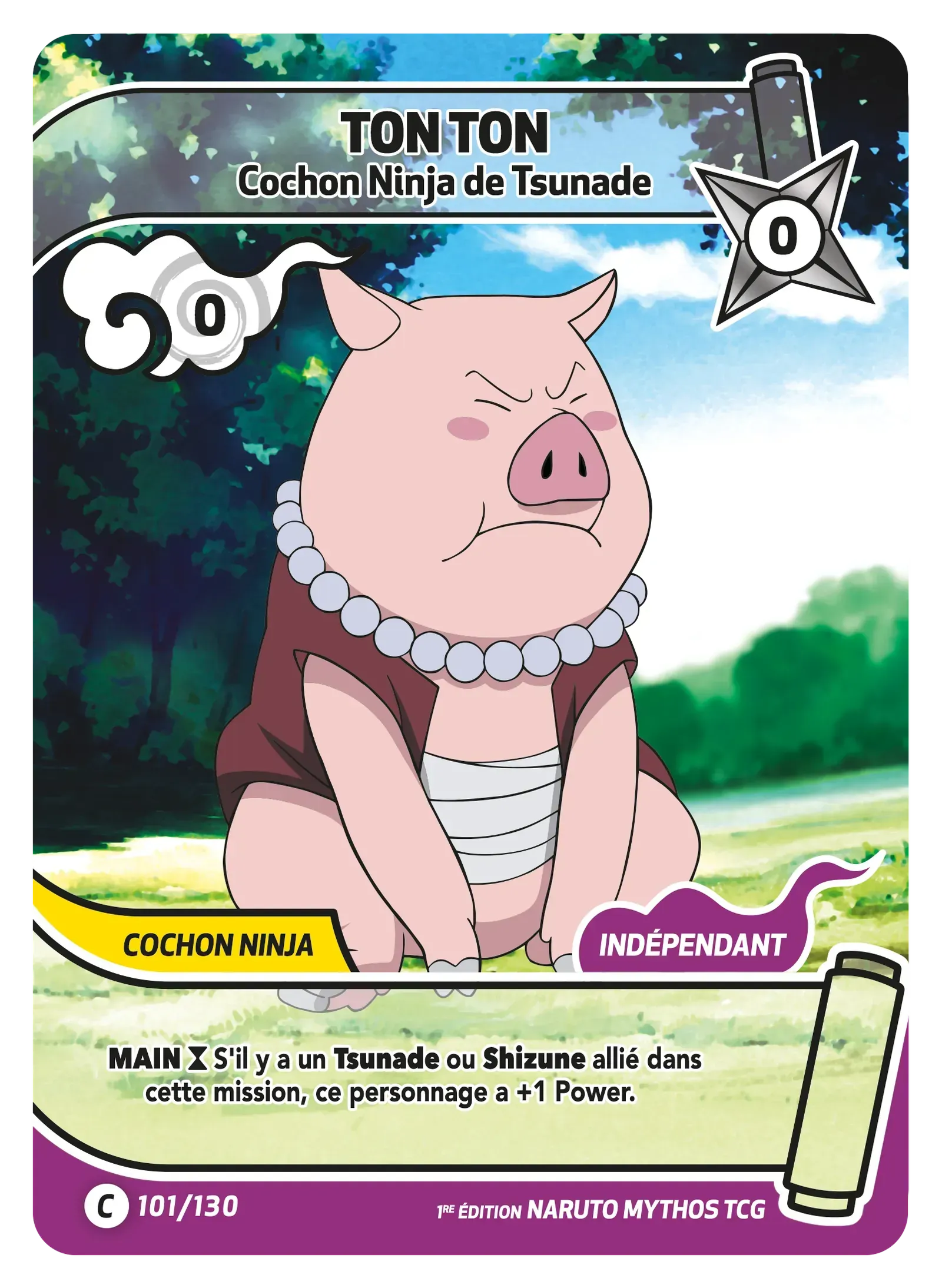 Ton Ton - Cochon Ninja de Tsunade - Konoha Shido - 101/130