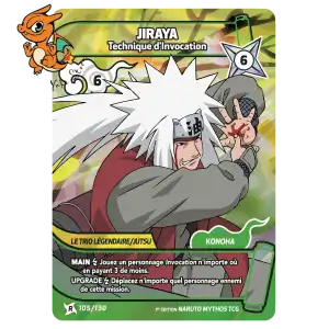 Jiraya - Technique d'Invocation - Konoha Shido - 105/130