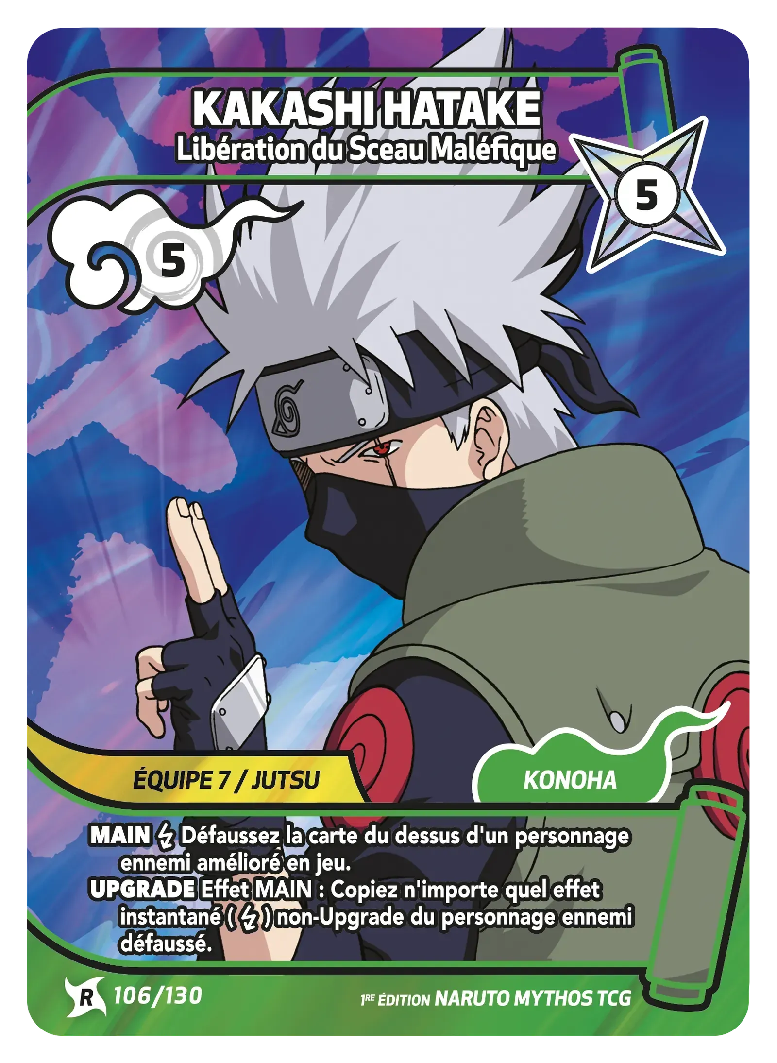 Kakashi Hatake - Libération du Sceau Maléfique - Konoha Shido - 106/130