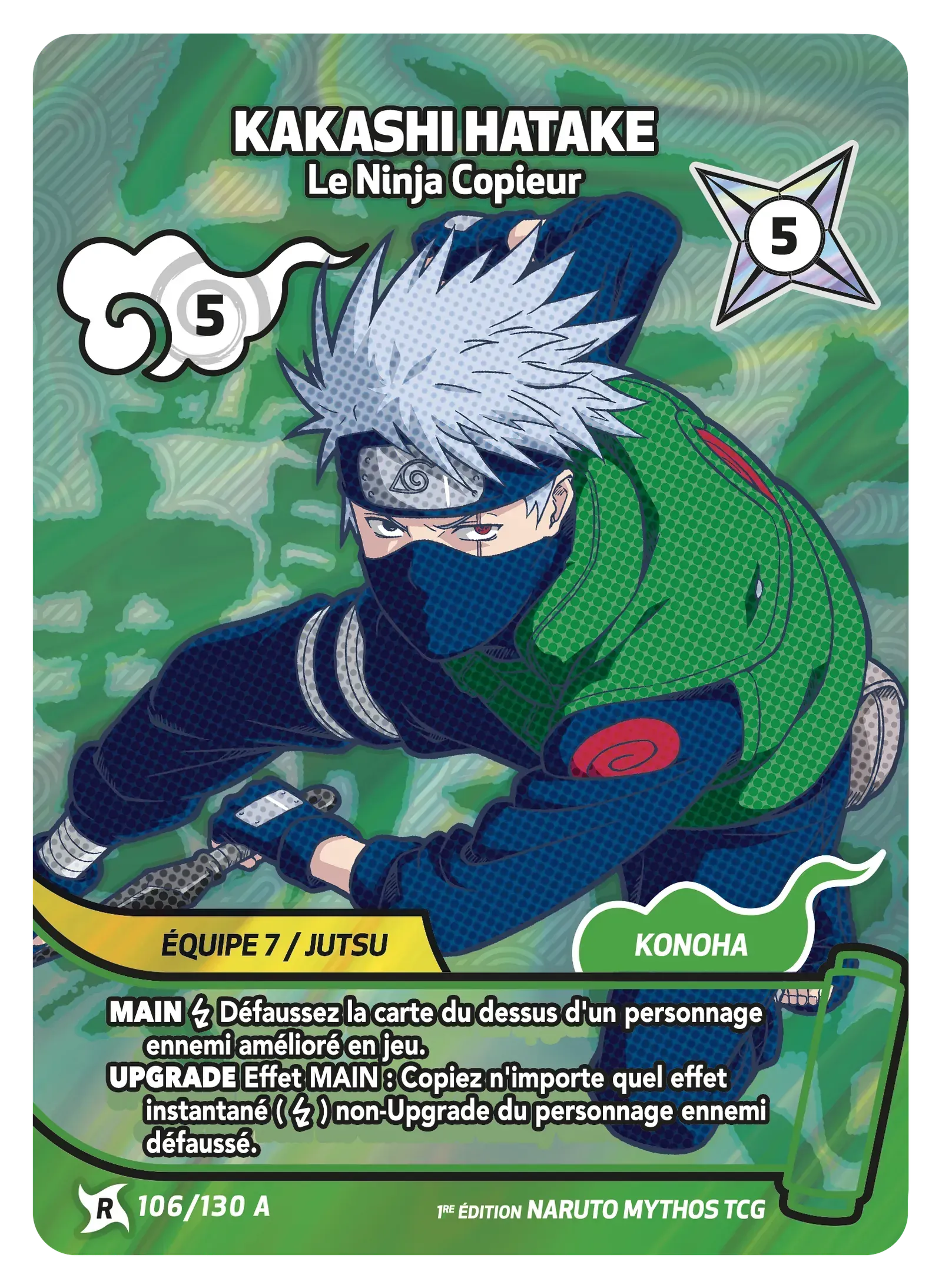 Kakashi Hatake - Le Ninja Copieur - Konoha Shido - 106A/130