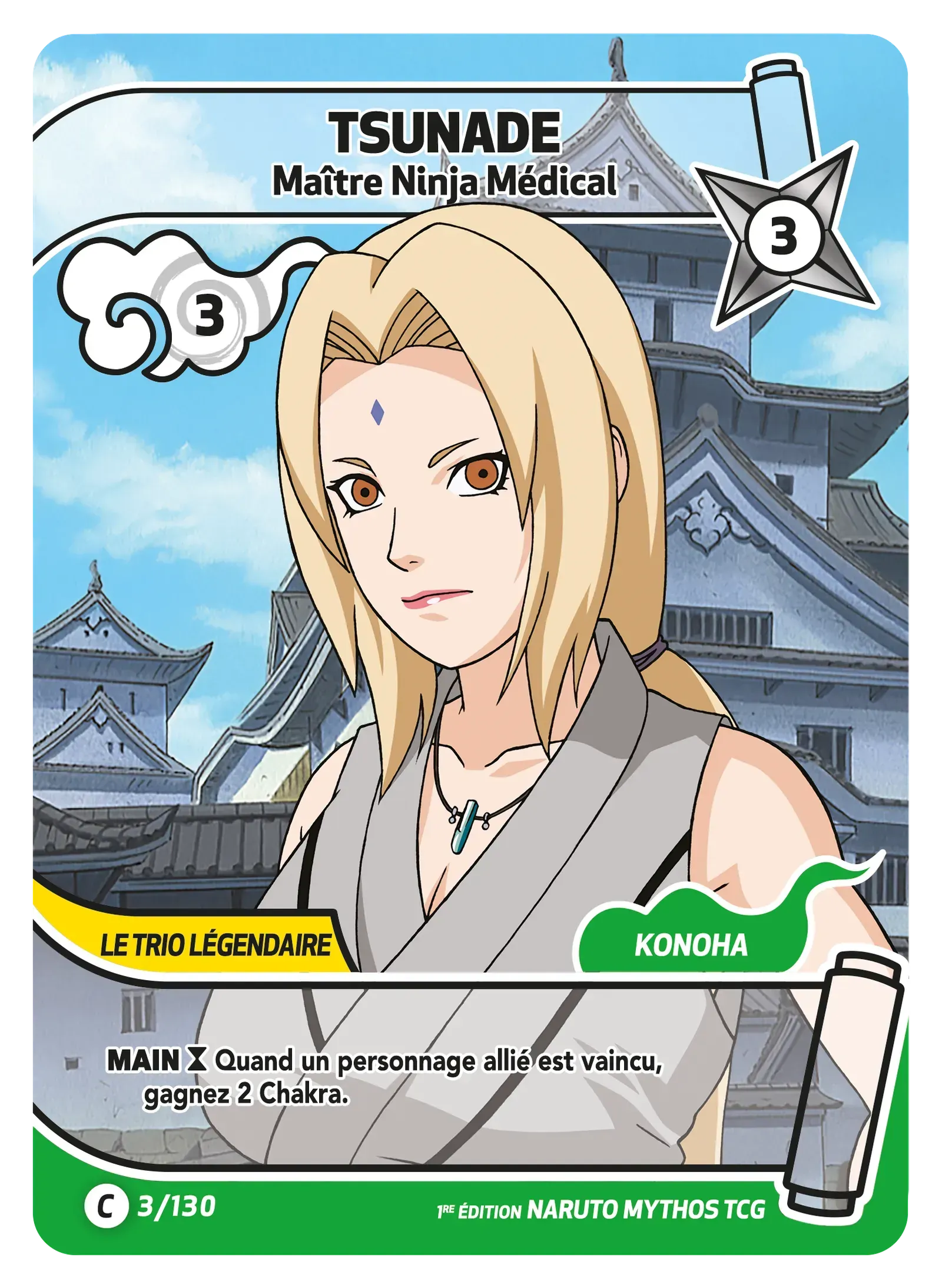 Tsunade - Maître Ninja Médical - Konoha Shido - 003/130