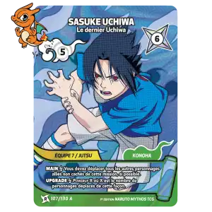 Sasuke Uchiwa - Le dernier Uchiwa - Konoha Shido - 107A/130