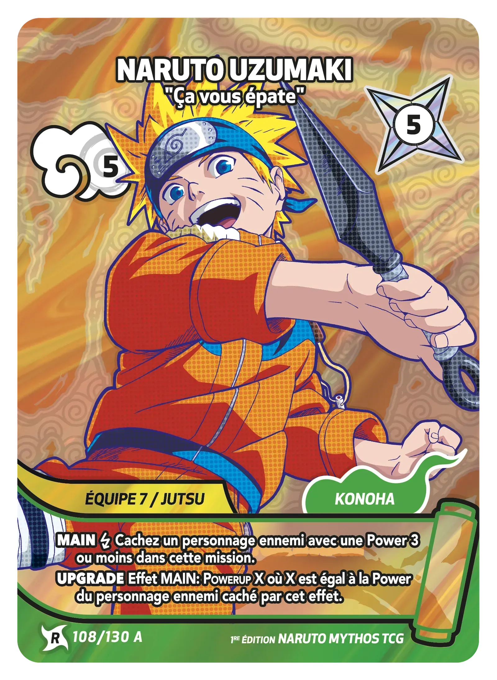 Naruto Uzumaki - Ça vous épate - Konoha Shido - 108A/130