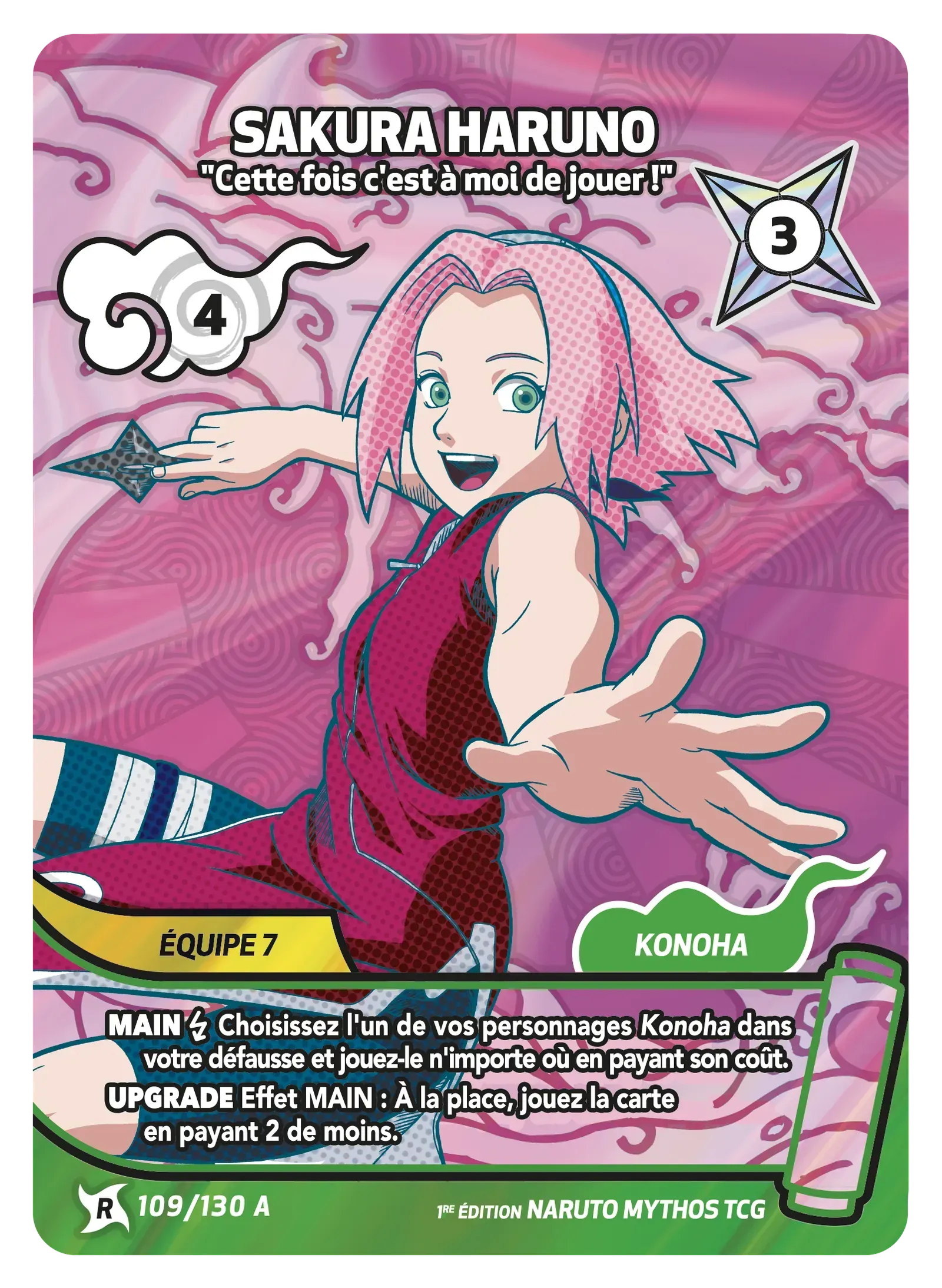 Sakura Haruno - Cette fois c'est à moi de jouer ! - Konoha Shido - 109A/130