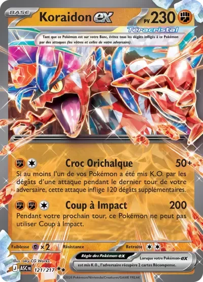 Koraidon ex - Héros Transcendants - 121/217
