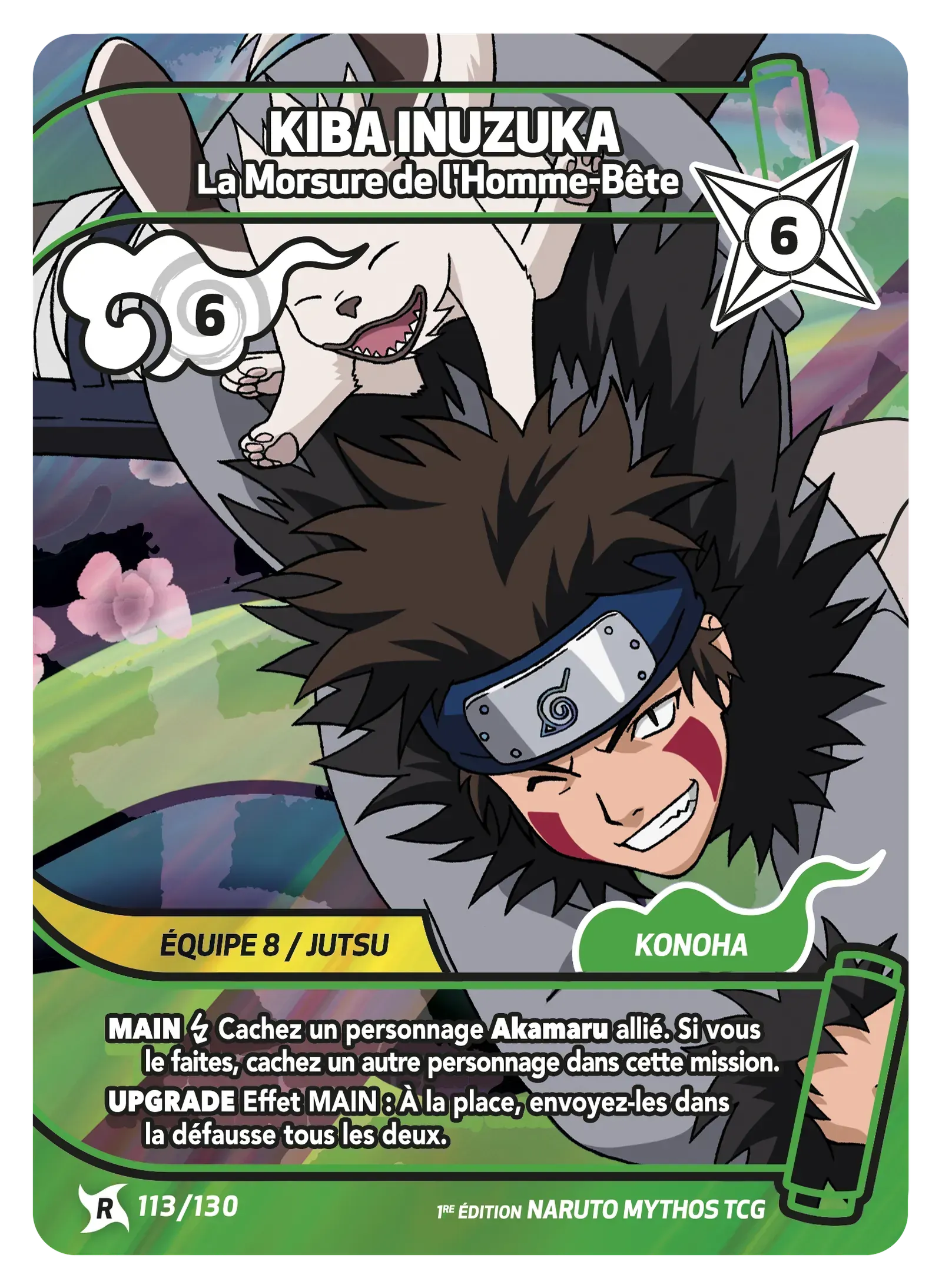Kiba Inuzuka - La Morsure de l'Homme-Bête - Konoha Shido - 113/130