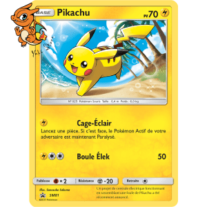 Pikachu - Promos Soleil & Lune - 081