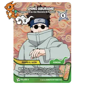 Shino Aburame - J'appartiens au clan Aburame de Konoha. - Konoha Shido - 115A/130