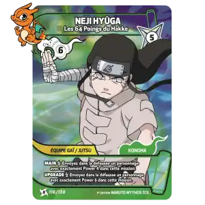 Neji Hyûga - Les 64 Poings du Hakke - Konoha Shido - 116/130