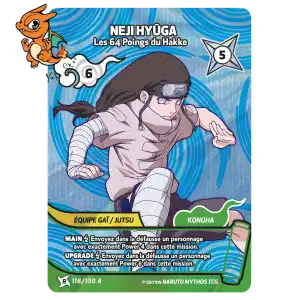 Neji Hyûga - Les 64 Poings du Hakke - Konoha Shido - 116A/130