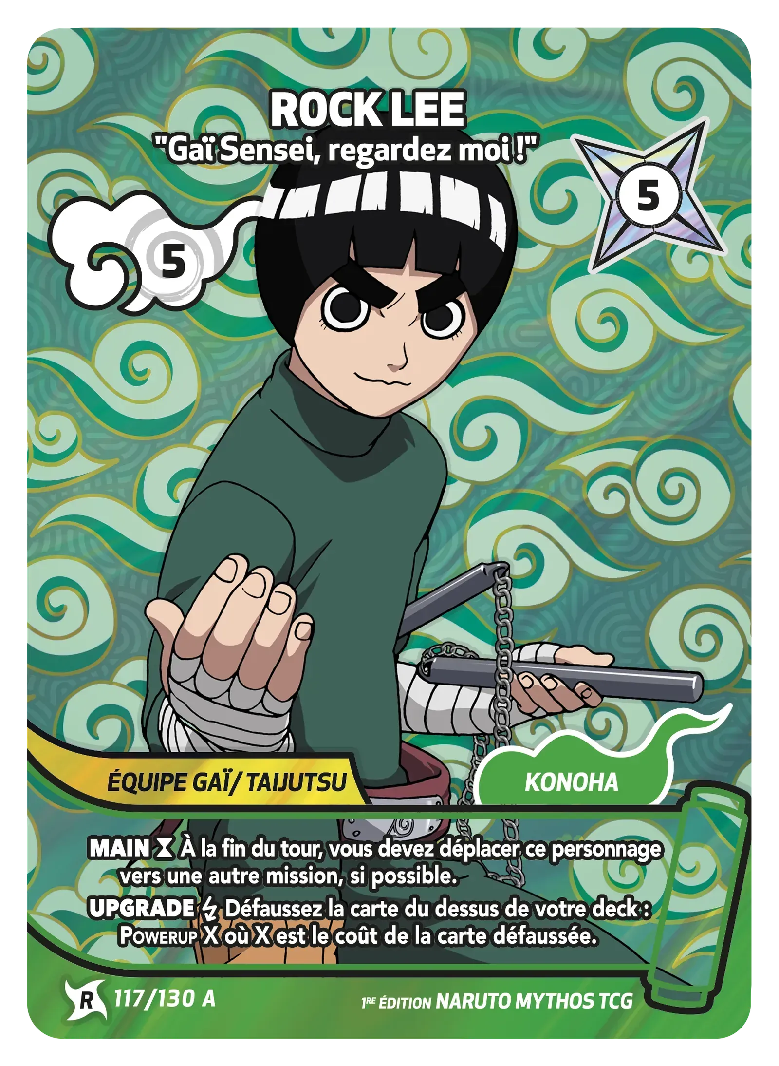 Rock Lee - Gaï Sensei, regardez moi ! - Konoha Shido - 117A/130