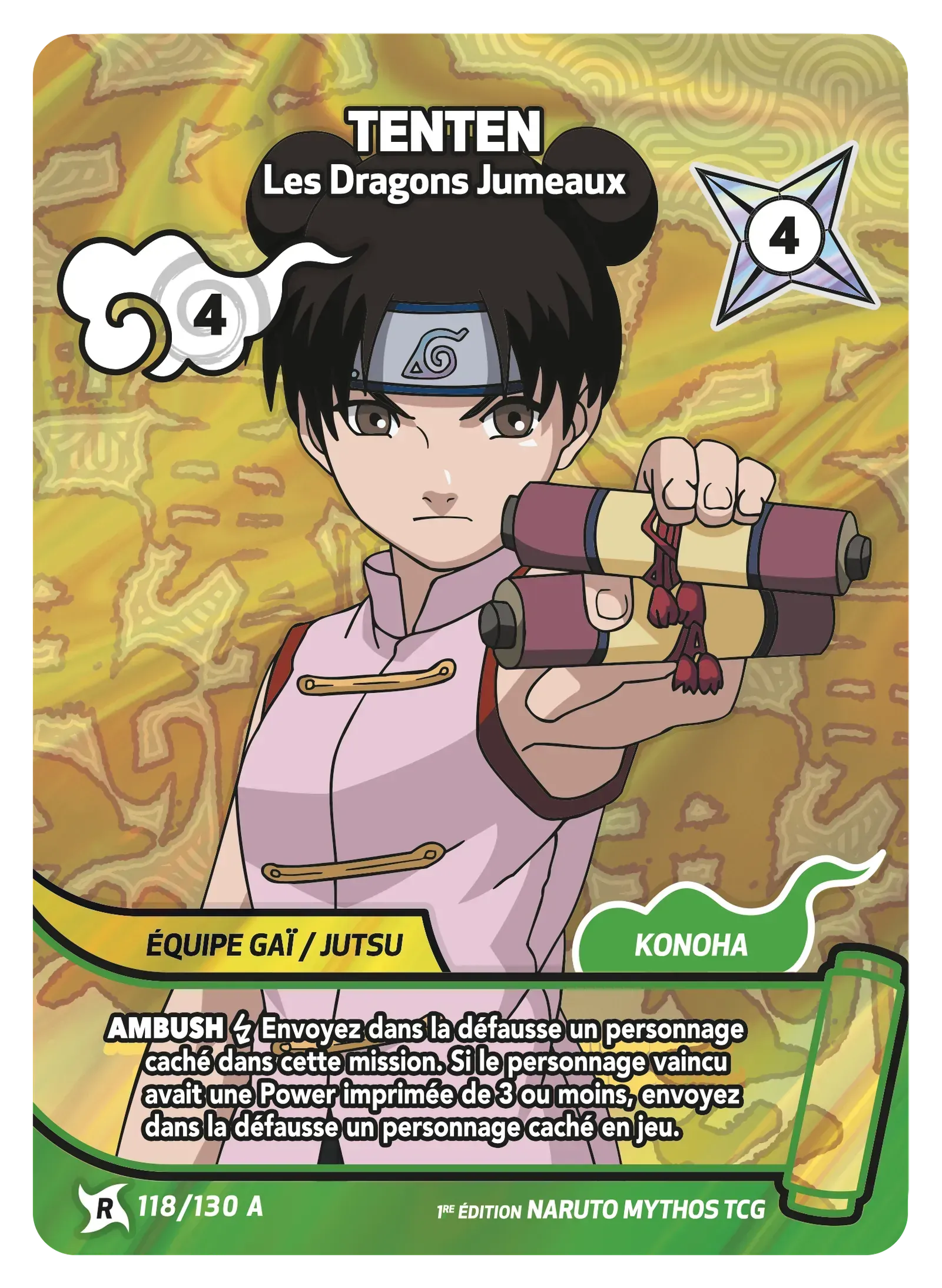 Tenten - Les Dragons Jumeaux - Konoha Shido - 118A/130