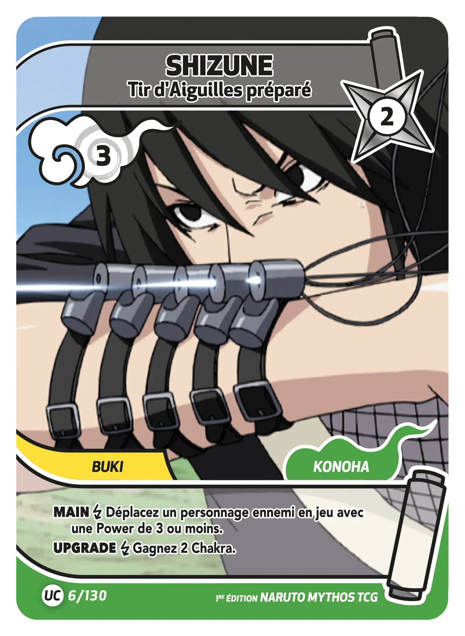 Shizune - Tir d'Aiguilles Préparé - Konoha Shido - 006/130