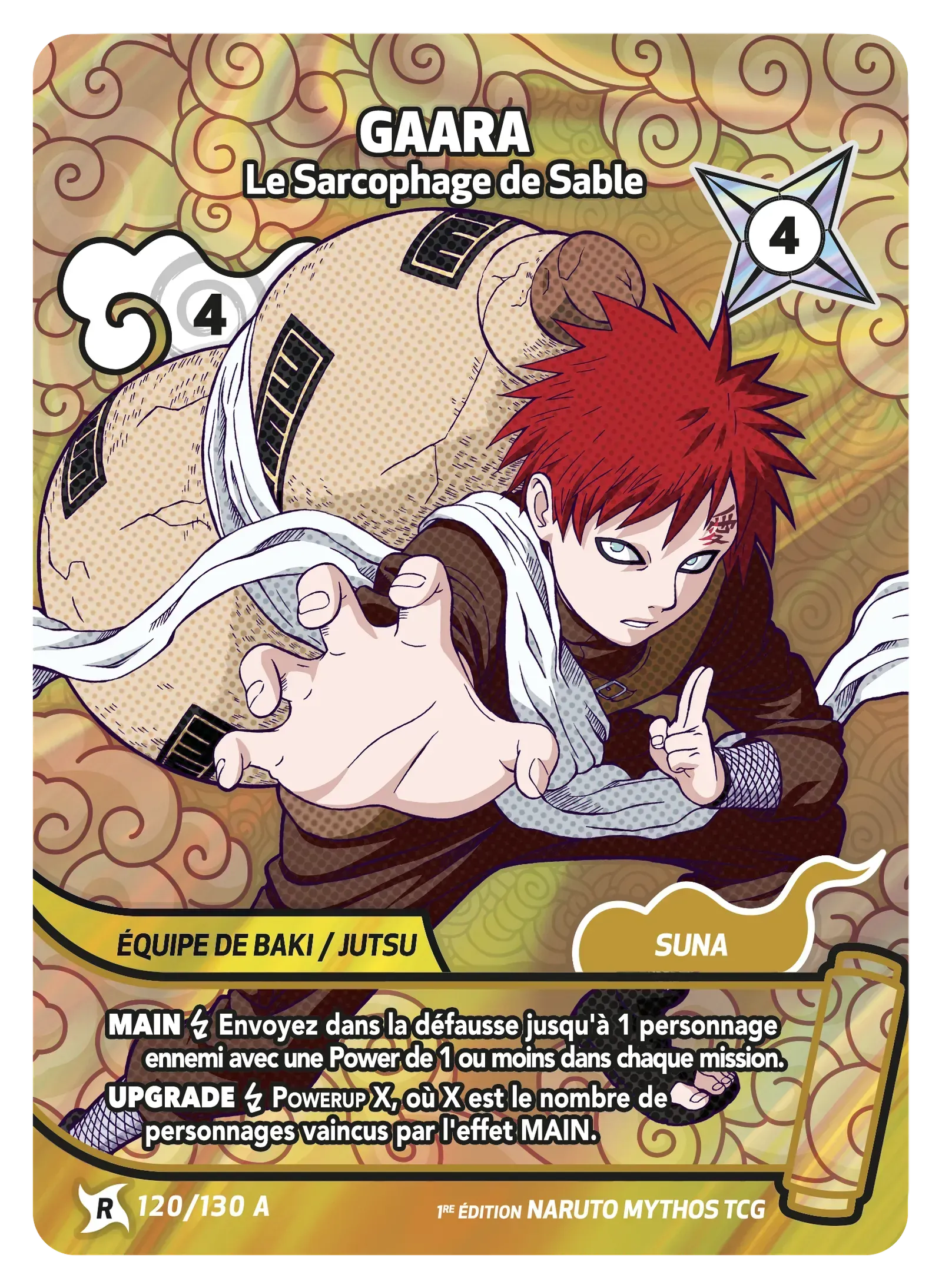 Gaara - Le Sarcophage de Sable - Konoha Shido - 120A/130