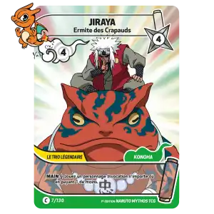 Jiraya - Ermite des Crapauds - Konoha Shido - 007/130
