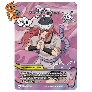Tayuya - Cette flûte est la seule arme que je possède. - Konoha Shido - 125A/130