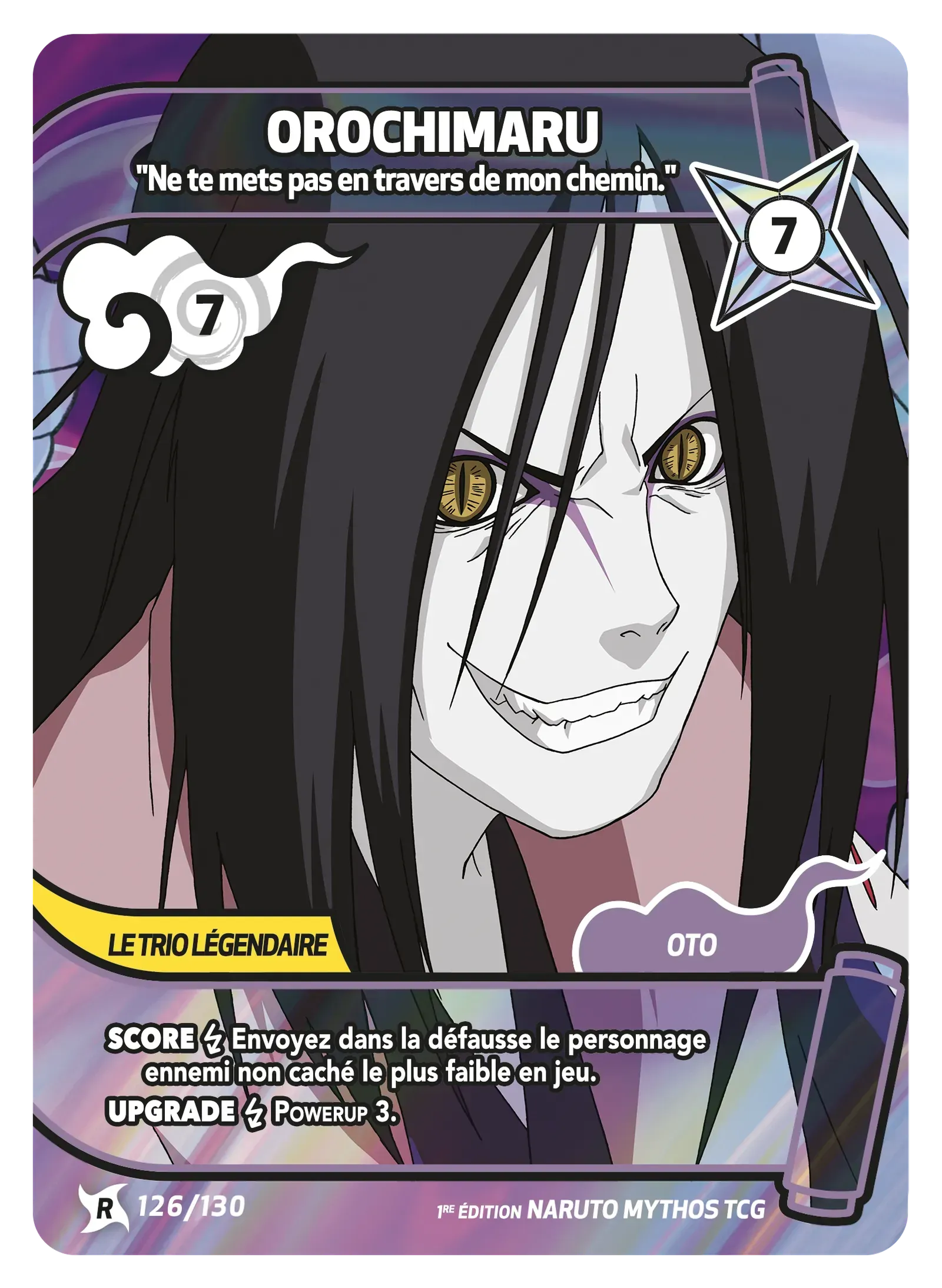 Orochimaru - Ne te mets pas en travers de mon chemin. - Konoha Shido - 126/130