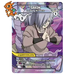 Sakon - Le Poing de Pierre - Konoha Shido - 127/130