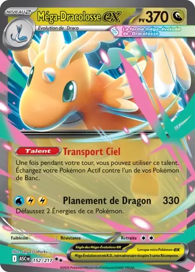 Mega Dracolosse ex - Héros Transcendants - 152/217