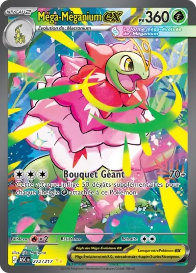 Mega Méganium ex - Héros Transcendants - 272/217