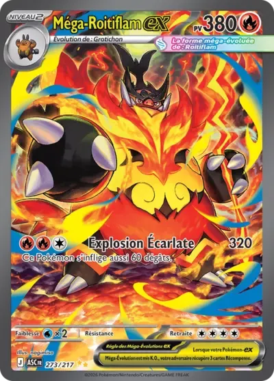 Mega Roitiflam ex - Héros Transcendants - 273/217