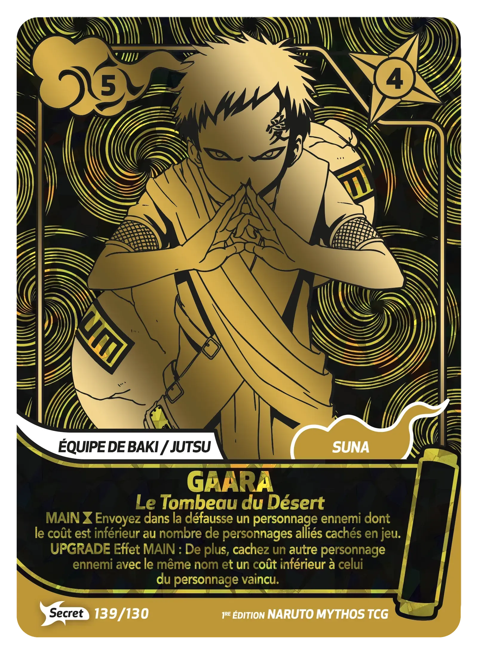 Gaara - Le Tombeau du Désert - Konoha Shido - 139/130