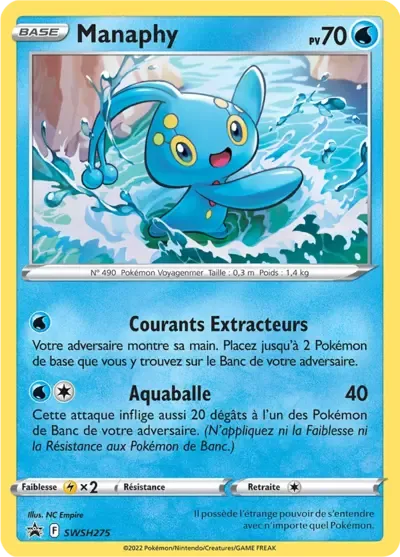 Manaphy - Promos Épée & Bouclier - 275