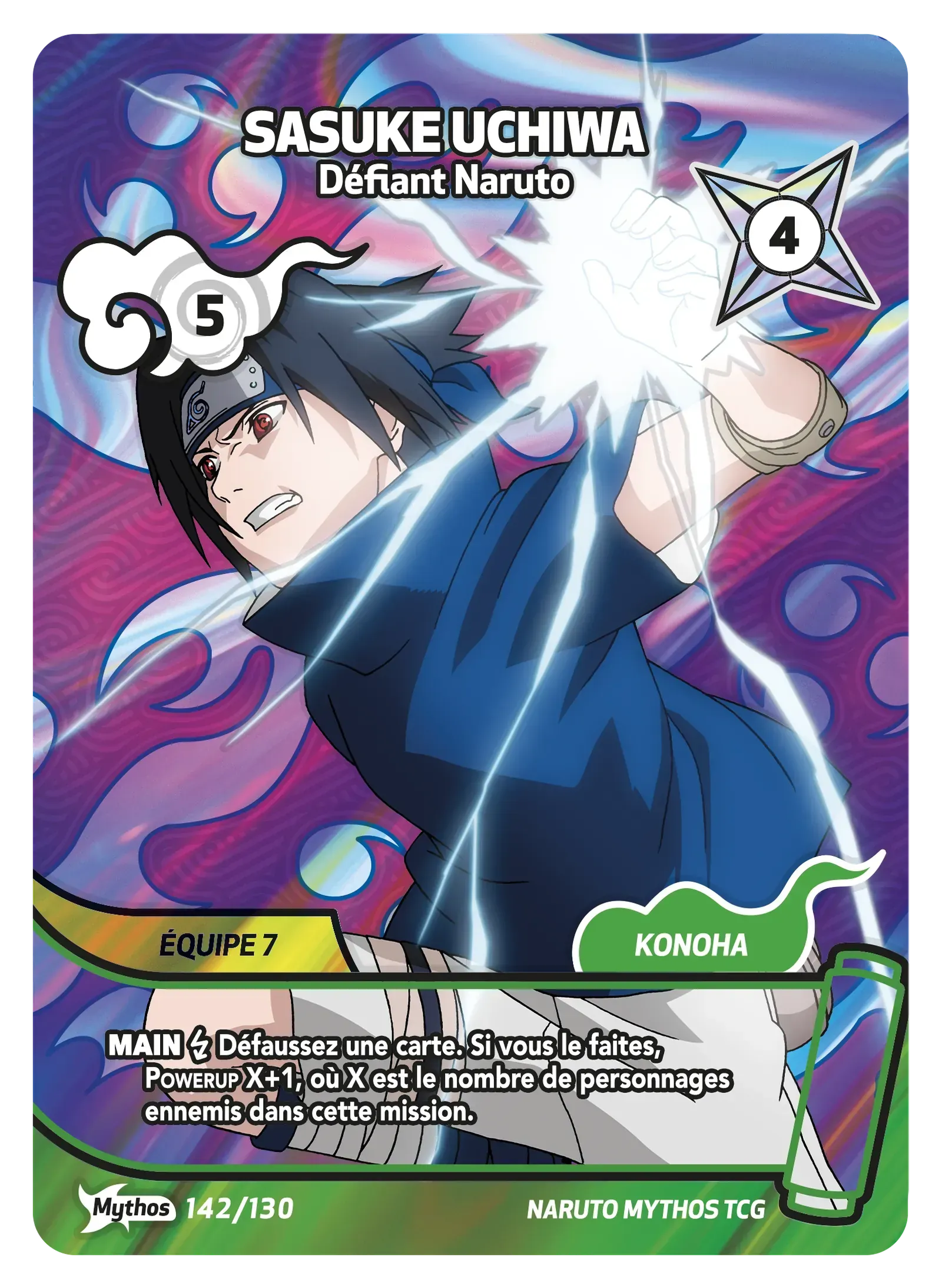 Sasuke Uchiwa - Défiant Naruto - Konoha Shido - 142/130