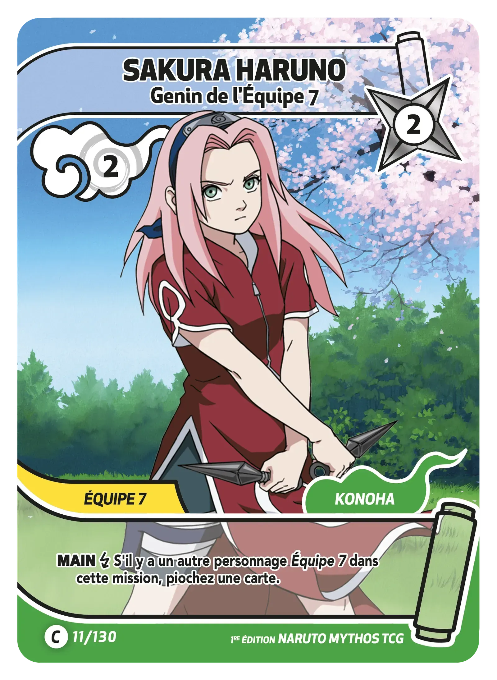 Sakura - Genin de l'Équipe 7 - Konoha Shido - 011/130