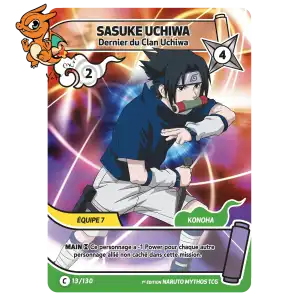 Sasuke Uchiwa - Dernier du Clan Uchiwa - Konoha Shido - 013/130