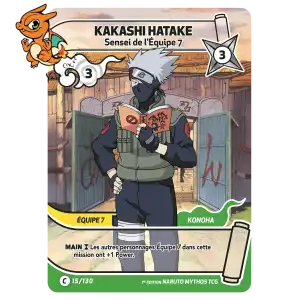 Kakashi Hatake - Sensei de l'Équipe 7 - Konoha Shido - 015/130