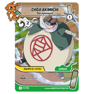 Chôji Akimichi - Décuplement - Konoha Shido - 017/130