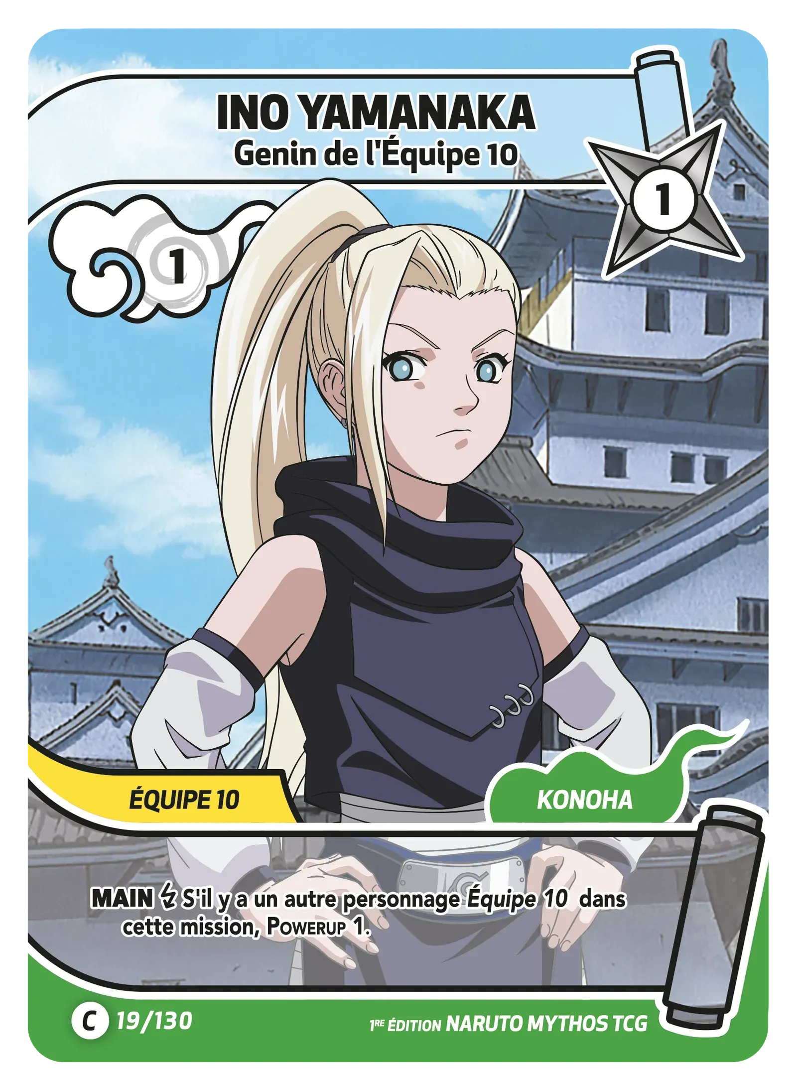 Ino Yamanaka - Équipe 10 - Konoha Shido - 019/130