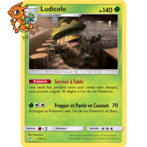 Ludicolo - Detective Pikachu - 002/018