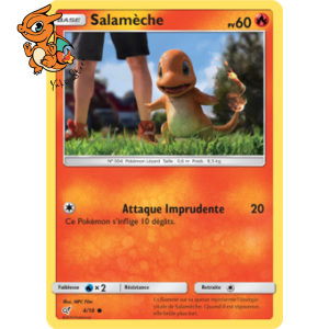 Salamèche - Detective Pikachu - 004/018