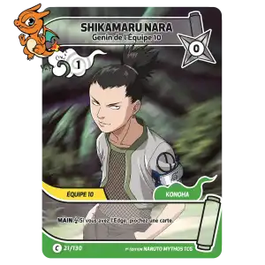 Shikamaru Nara - Genin de l'Équipe 10 - Konoha Shido - 021/130