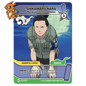 Shikamaru Nara - Manipulation des Ombres - Konoha Shido - 022/130