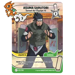 Asuma Sarutobi - Sensei de Konoha - Konoha Shido - 023/130