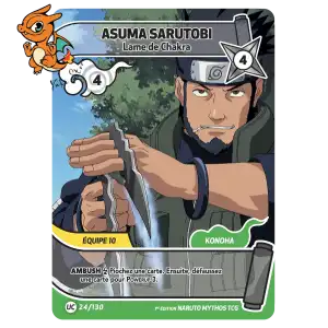 Asuma Sarutobi - Lame de Chakra - Konoha Shido - 024/130