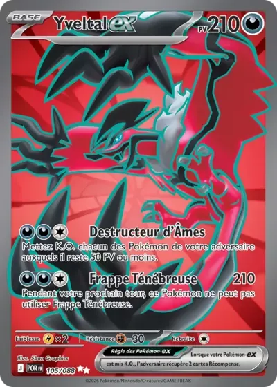 Yveltal ex - Équilibre Parfait - 105/088