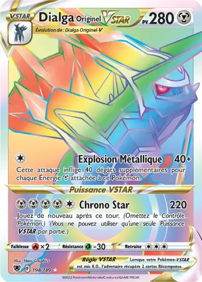 Dialga Originel VSTAR - Astres Radieux - 198/189