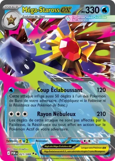 Mega Staross ex - Équilibre Parfait - 021/088