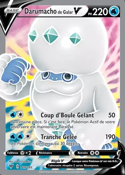 Galarian Darmanitan V - Voltage Éclatant - 169/185