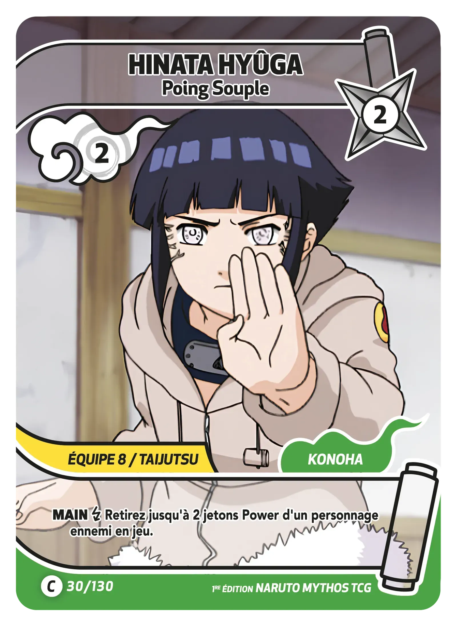 Hinata Hyûga - Poing Souple - Konoha Shido - 030/130