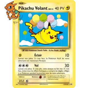 Pikachu volant - XY Évolutions - 110/108