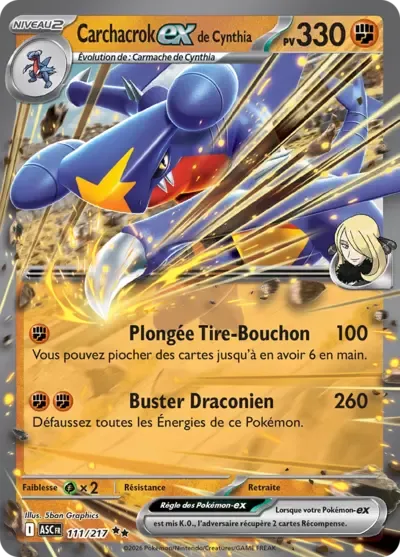 Carchacrok ex de Cynthia - Héros Transcendants - 111/217