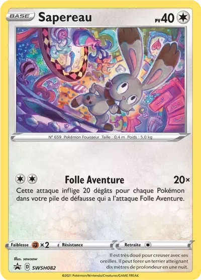 Sapereau - Promos Épée & Bouclier - 082
