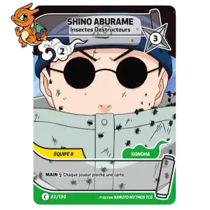 Shino Aburame - Insectes Destructeurs - Konoha Shido - 032/130