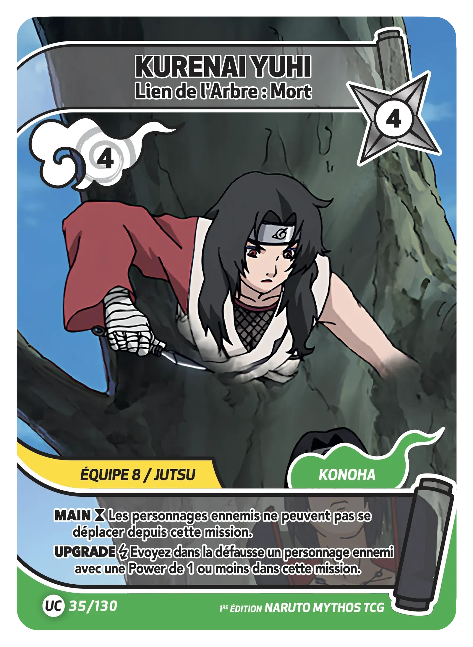 Kurenai Yuhi - Liens de l'Arbre : Mort - Konoha Shido - 035/130